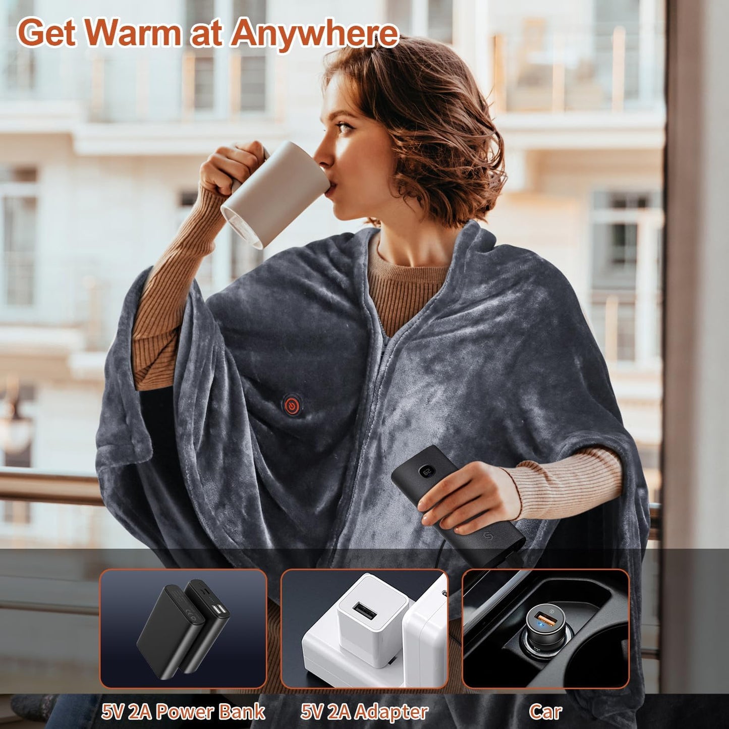 The Warm Blanket Shawl